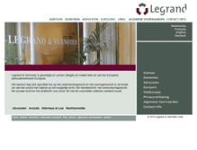 Tablet Screenshot of legrand-law.com